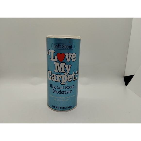 VINTAGE Love My Carpet “Soft Scent” Rug and Room Deodorizer 12 Oz - Opened - Picture 1 of 7